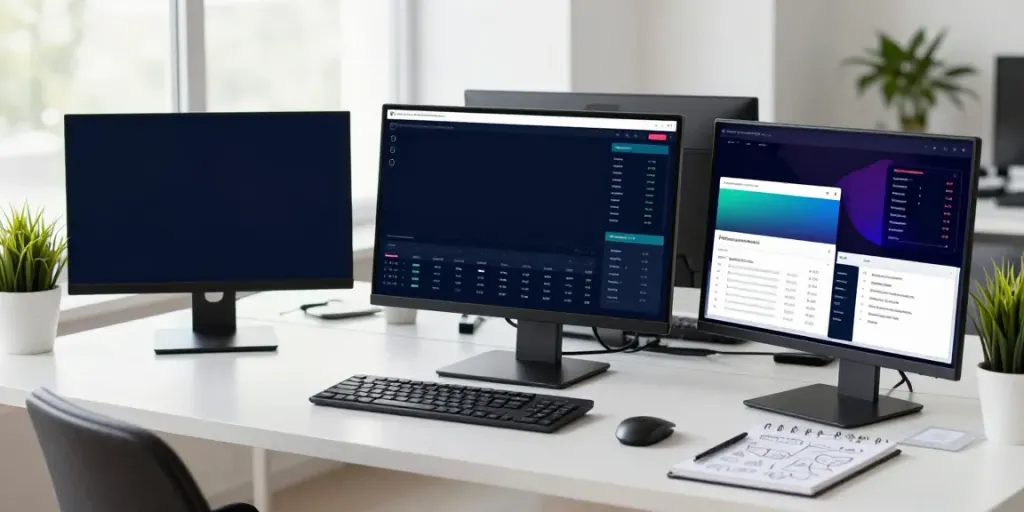 SEO specialist optimizing instant indexing in a modern workspace.