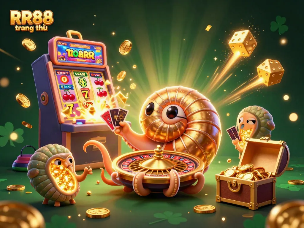 Experience thrilling gameplay at RR88 trang chủ with a vibrant scene featuring dynamic casino elements.
