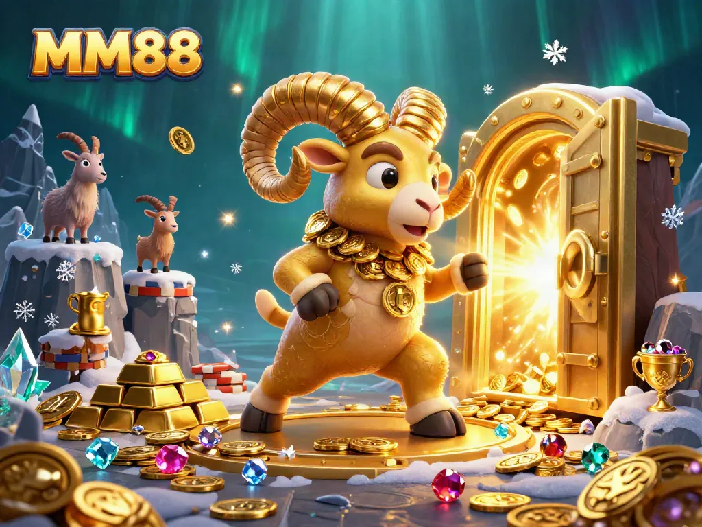 Experience the thrill of MM88 casino with dynamic treasures and gaming symbols.