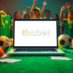 Explore the thabet link with an engaging sports betting scene showcasing excitement and technology.