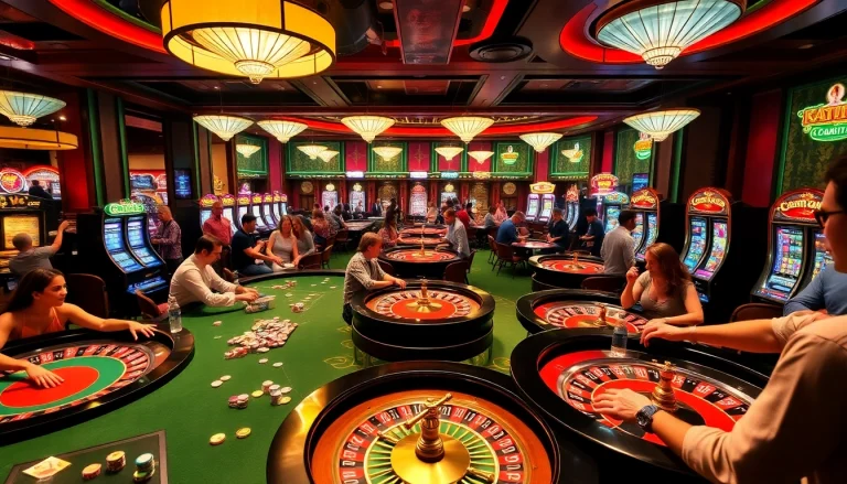 Experience the excitement of KJC AC at casino tables and slot machines.
