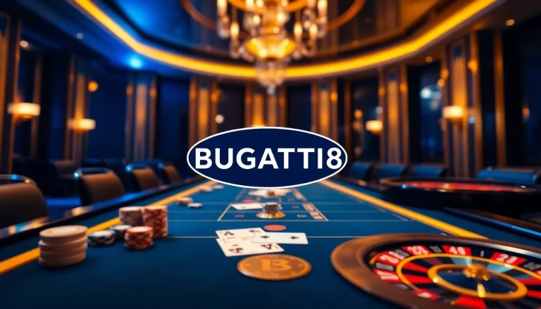 Experience thrilling gambling action with Bugatti8's luxurious casino atmosphere and vibrant gameplay.