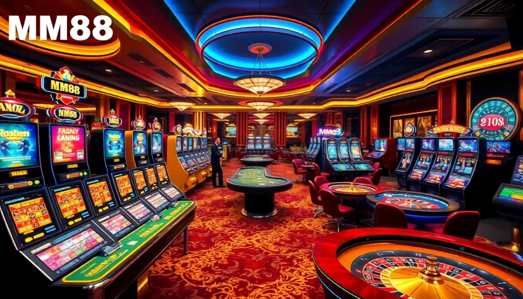 Experience the thrill of online gambling with MM88 at https://mm88.in.net/, featuring luxurious casino elements and vibrant gaming.