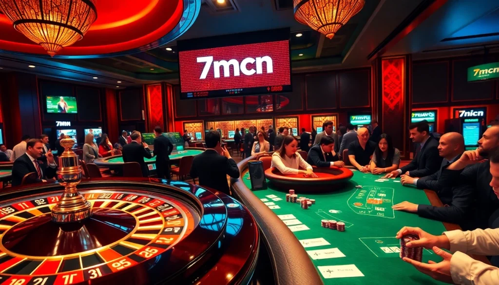 Experience the thrill of a casino with the excitement of 7mcn's betting scene.