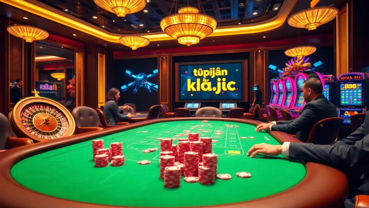 KJC group offers an enticing poker scene with players strategizing while playing high-stakes games.