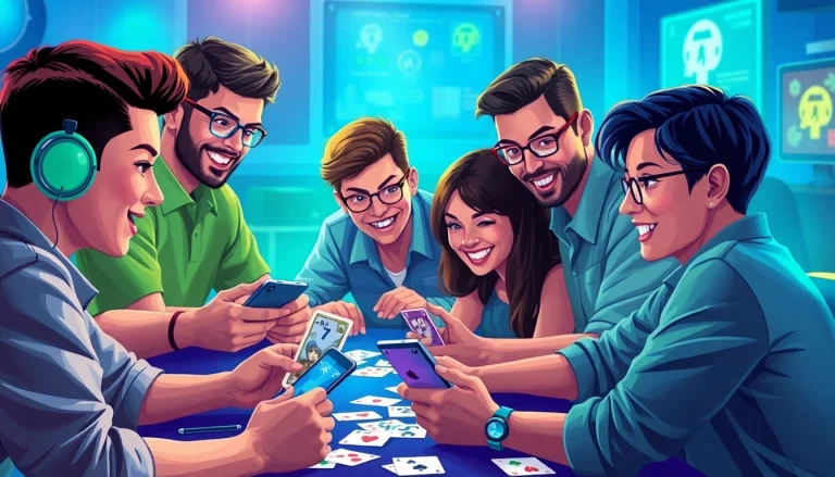 Exciting online card game experience at topgamebaidoithuong.mx with diverse players and vibrant gaming interfaces.