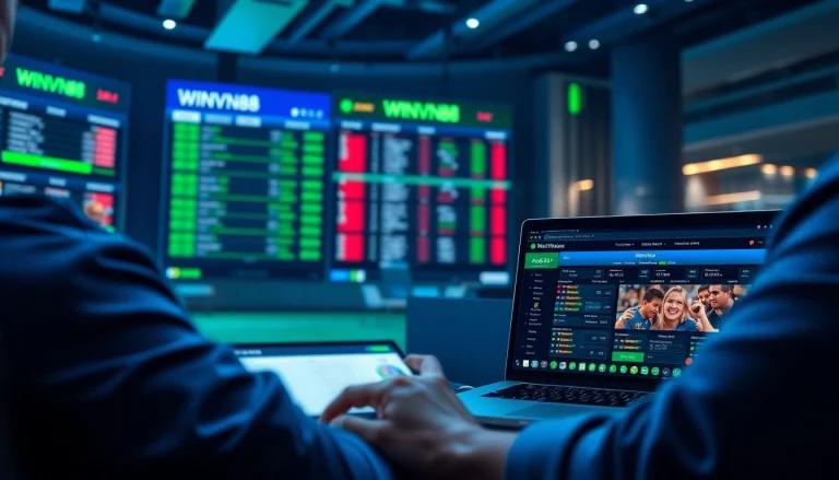 Experience the excitement of online gambling with winvn88.live as players engage in dynamic sports betting.