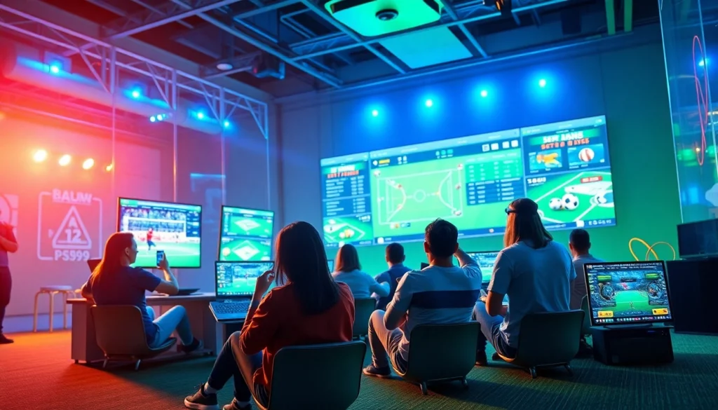 Engaging scene of PS99 showcasing online betting excitement and user-friendly interface.