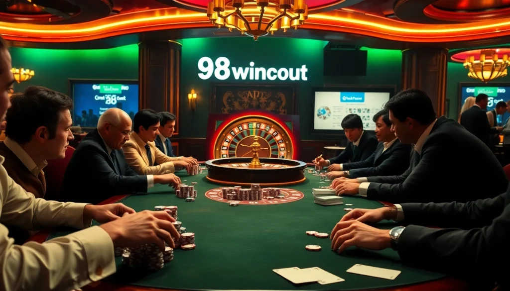Experience thrilling gameplay at https://98wincom.best/ with dynamic poker action and vibrant casino ambiance.