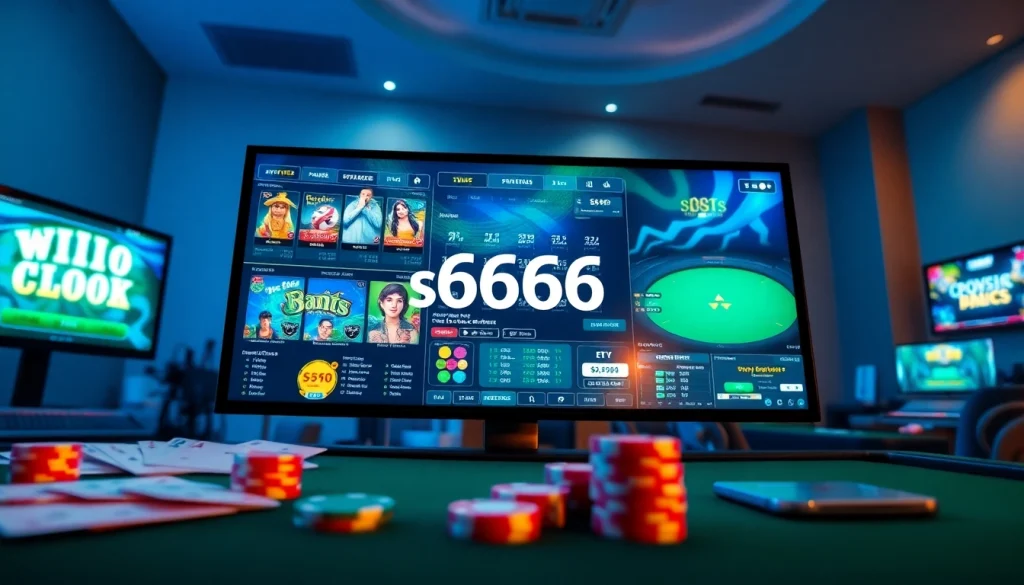 S666.nyc online betting platform showcasing engaging games, sleek interfaces, and a secure environment.
