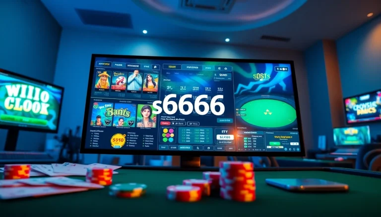 S666.nyc online betting platform showcasing engaging games, sleek interfaces, and a secure environment.