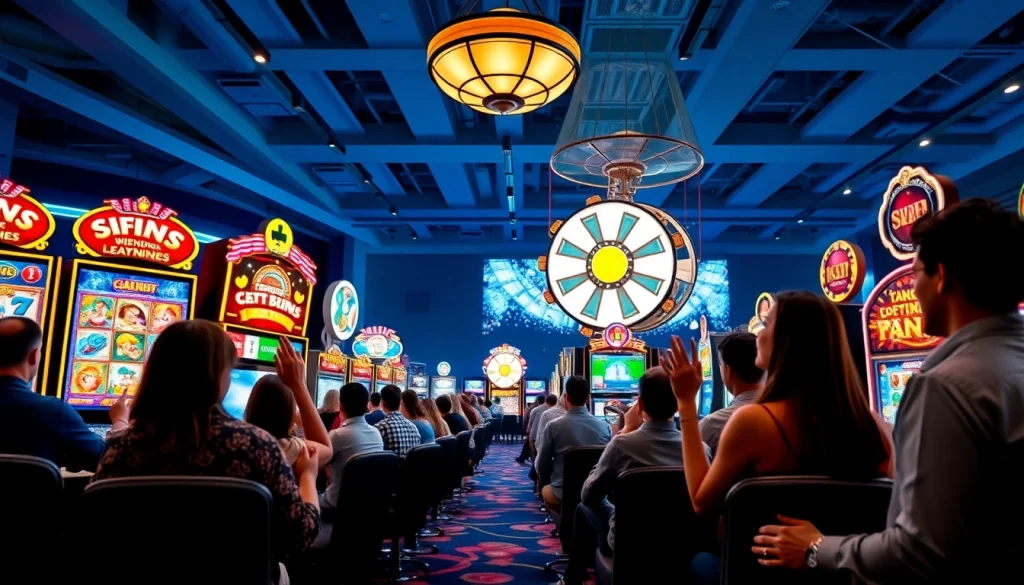 Exciting online gaming experience at gg88com showcasing vibrant casino games and social interaction.